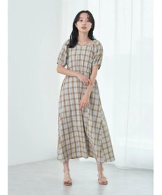 earth music&ecology ホルターネックシャーリングワンピース