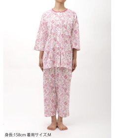 Wing ウイング スリープ パジャマ 7分袖 8分丈 綿100％ 天竺素材 レディース EP8021 ウイング／ワコール