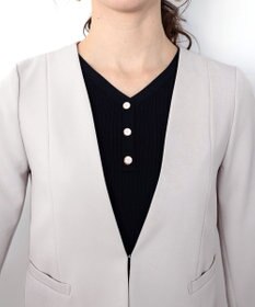 Tiaclasse L 【ダブルクロス】カラーレスジャケット