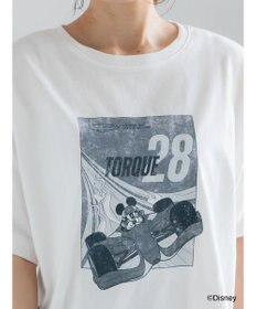 Te chichi 【Disney】MICKEY/フロントプリントTシャツ
