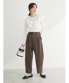 Green Parks ・ＳＵＧＡＲ　ＳＰＯＯＮ　アシンメトリーフリルロンＴＥＥ