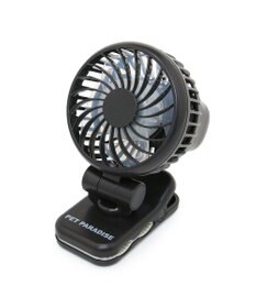 PET PARADISE 〔2024年モデル〕 ミニ クリップファン ブラック