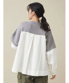 CRAFT STANDARD BOUTIQUE シャツドッキングニットプルオーバー