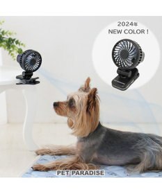 PET PARADISE 〔2024年モデル〕 ミニ クリップファン ブラック
