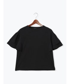 Te chichi 【接触冷感/遮熱/吸水速乾】フリルスリーブビッグTシャツ