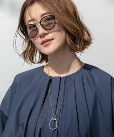 23区 【UVカット/WEB限定】カラーレンズ サングラス ブラック系