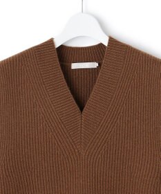 ICB 【洗える】ソフトカシミヤミックス ニットベスト