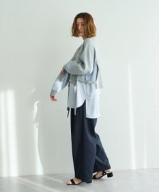 YECCA VECCA シャツレイヤードデザインプルオーバー