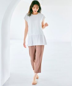 ANY SIS L 【接触冷感＆UVカット】サラキレイ テーパードパンツ