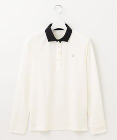 23区GOLF 【WOMEN】【日本製】クレリックカラー 長袖シャツ