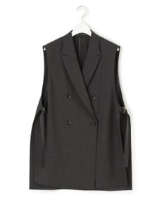 23区 L 【洗える】TWマットクロス テーラード ジレ