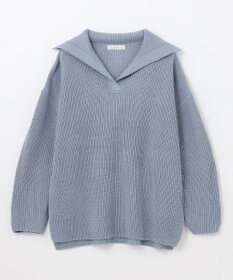 ANY ウールブレンドスキッパーネックニット