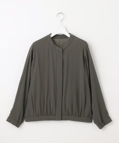 自由区 【セットアップ対応・洗える】トリアセジョーゼット ブルゾン