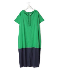 J.PRESS YORK STREET 【WOMEN】バイカラー ワンピース