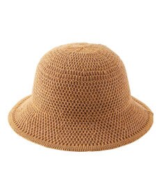 MOONBAT 【洗える】estaa 細編み バケットハット／サイズ調整可