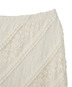 earth music&ecology 総レースナロースカート