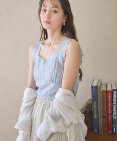 earth music&ecology 総レースキャミソール