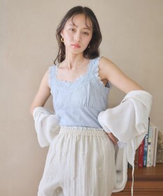 earth music&ecology 総レースキャミソール