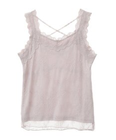 earth music&ecology 総レースキャミソール