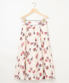 組曲 チューリッププリント フレアスカート