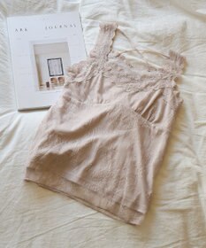 earth music&ecology 総レースキャミソール