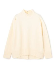 UNFILO カシミヤブレンド ハイネックニット オフ
