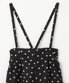 ANY KIDS 麻ライク ドット柄 ガウチョ