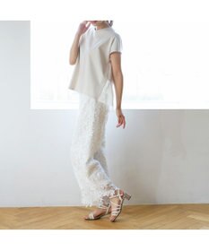 Riz raffinee <Riz raffinee>ラインストーン付きチュールストラップサンダル