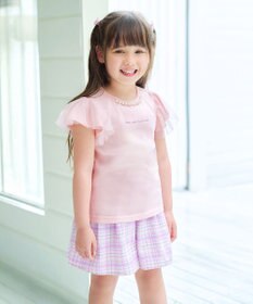 ANY KIDS チェック柄キュロット