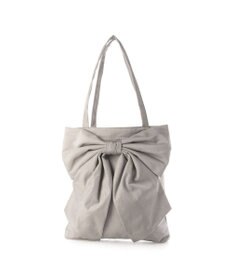 UNBILLION カシュカシュ cachecache / リボン付タテ型トートバッグ