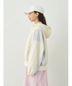 earth music&ecology コクーンギャザー切替ブルゾン