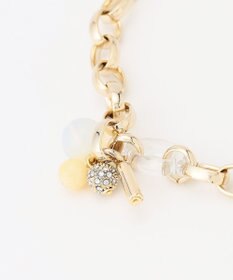 自由区 カラーパーツ×チェーンネックレス