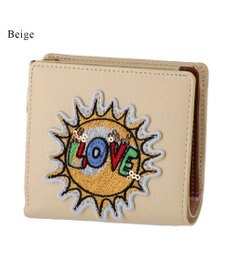 tsumori chisato CARRY ラブワッペン 2つ折り財布 ミニ財布