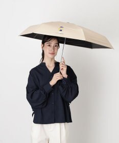 MOONBAT 【遮光率100％/UV100％/遮熱】POLO RALPH LAUREN(ポロ ラルフローレン)BEAR ポロベア ポーチ入り 無地 5段折りたたみ傘 晴雨兼用日傘
