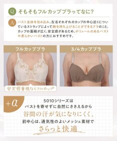 Wing ブラジャー Wing Lesiage 安定感のあるつけごこち 綿混素材(肌側) 【5010シリーズ】 フルカップブラ Hカップまで対応 大きいサイズ PB5010 ウイング／ワコール