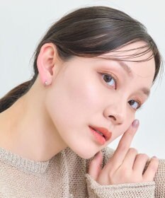 Phoebe 【金属アレルギー対応】ワンタッチメタルフープミニピアス　シルバー/サージカルステンレス