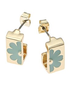 Green Parks ・ＨＡＬＦ　ＴＩＭＥ　スクエアフラワーピアス