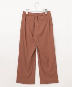 J.PRESS LADIES 【洗える】マイクロタイプライターストレッチ セミワイド パンツ