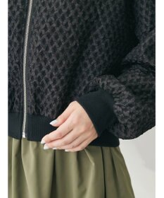 Green Parks ・ＳＵＧＡＲ　ＳＰＯＯＮ　エンボスチェックブルゾン