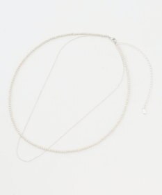 ICB パールネックレス シルバー系