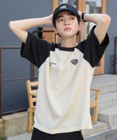 WEGO 【ユニセックス着用ITEM/MLサイズ展開】ワッフルラグランT（SS）