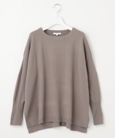 自由区 【洗える】ソフトウールハイゲージポンチョ風 ニット