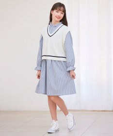 ANY KIDS ニットベスト × ワンピース セット