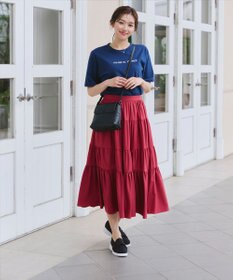 Tiaclasse 【安田美沙子さん着用】キャンバスリボンスリッポン