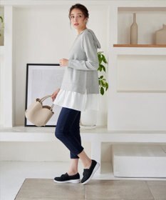 Tiaclasse 【安田美沙子さん着用】キャンバスリボンスリッポン