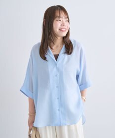Green Parks 【WEB限定】開襟シアージャケット風シャツⅡ
