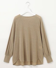 自由区 S 【洗える】ラメシアー トップス