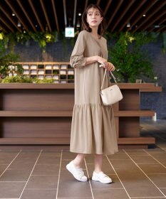 Tiaclasse 【安田美沙子さん着用】キャンバスリボンスリッポン