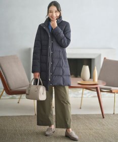 ANY SIS 【撥水・洗える】美シルエットスタンドロング ダウン