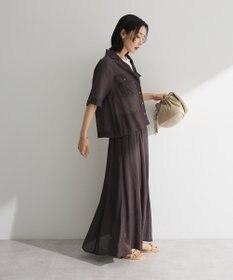 Green Parks ＳＥＴ２点　シャツスカートセットアップ